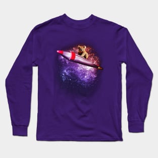 Surfing On A Rocket Long Sleeve T-Shirt